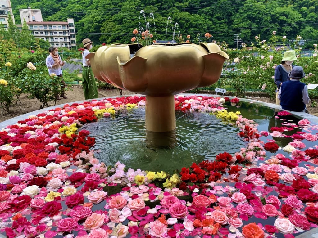 あつみ温泉ばら園